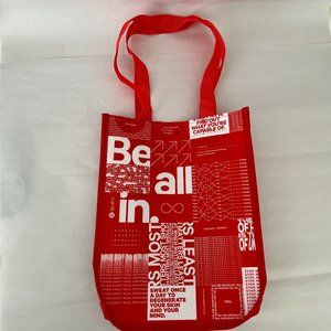 Lululemon reusable tote BE ALL IN , Red
